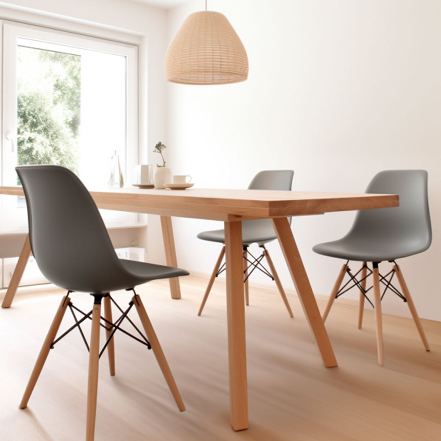 Silla Mirel Shell Minimalista para Comedor e interiores del hogar - Diseño moderno y ergonómico